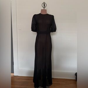 Elegant Black Maxi Dress